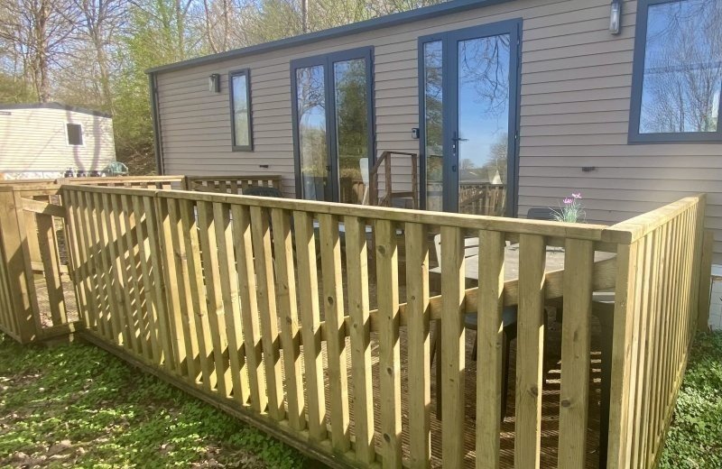 De Luxe Stacaravan 6 personen met terras